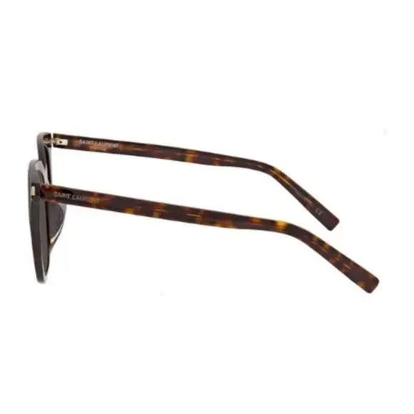 NEW YSL Saint Laurent Square Tortoise Shell Sunglasses with Case (SLXX140) - Picture 2 of 6